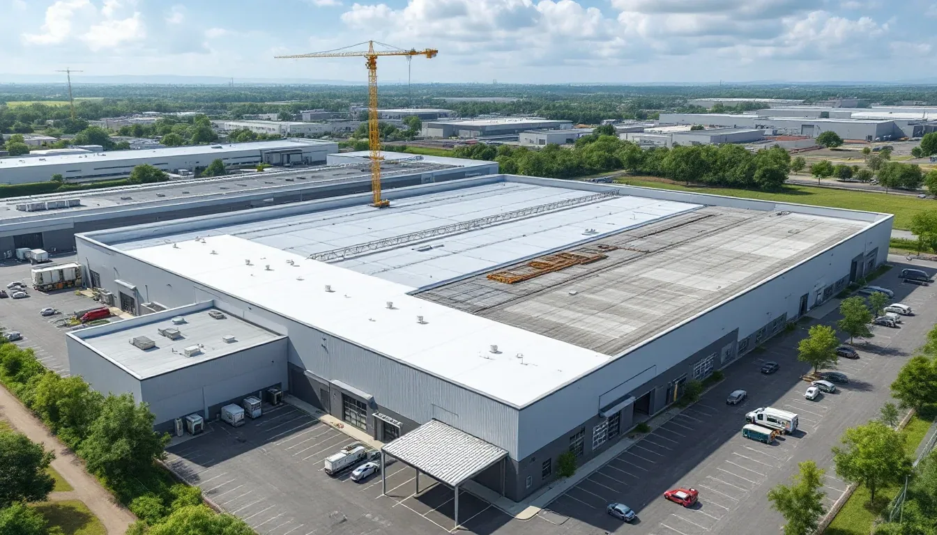 Manufacturing Plant Roofing in Tyler, TX